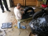 demo the fender for painting.